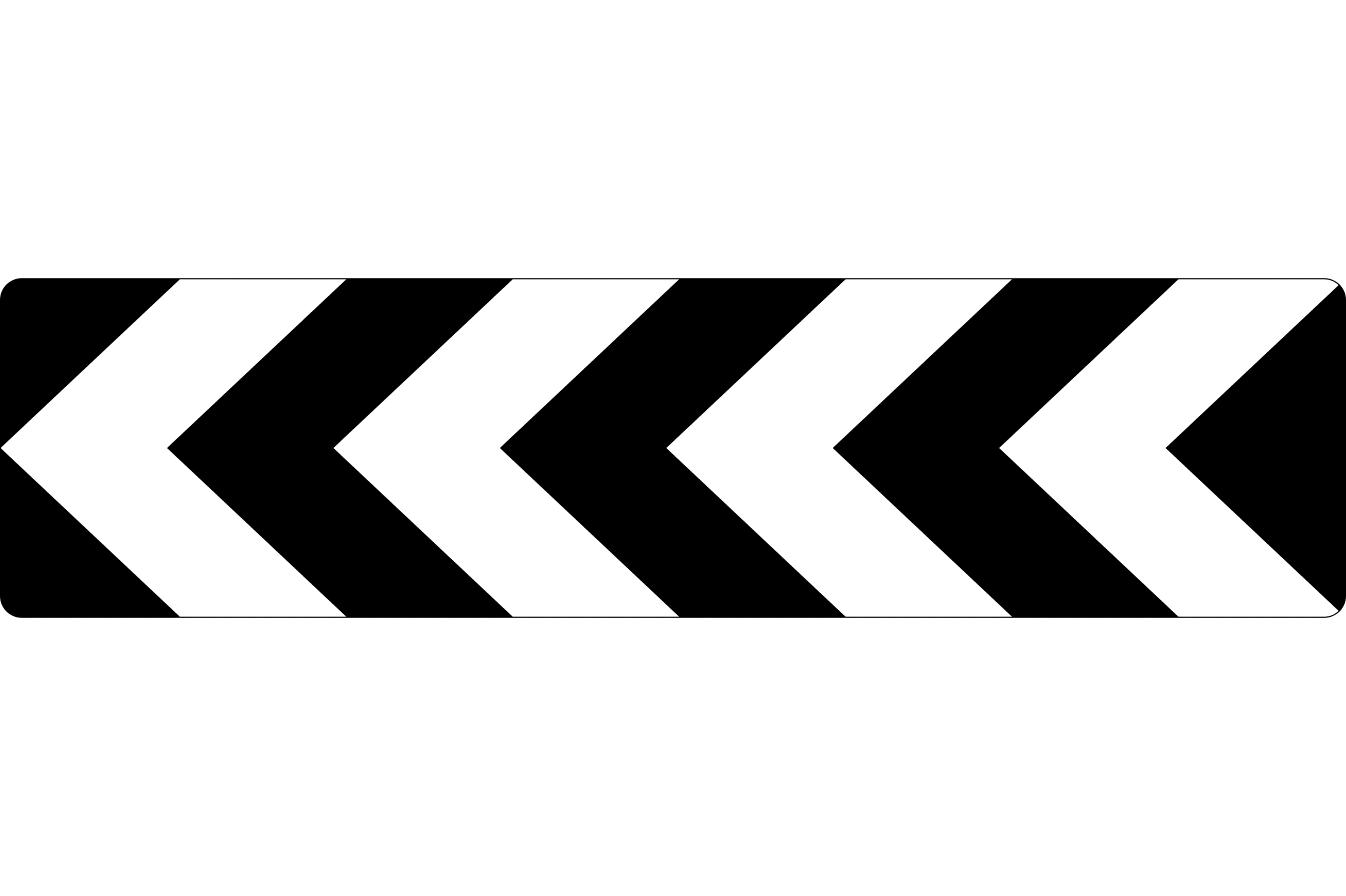 D4-1-1A Unidirectional Hazard Marker (Sightboard)