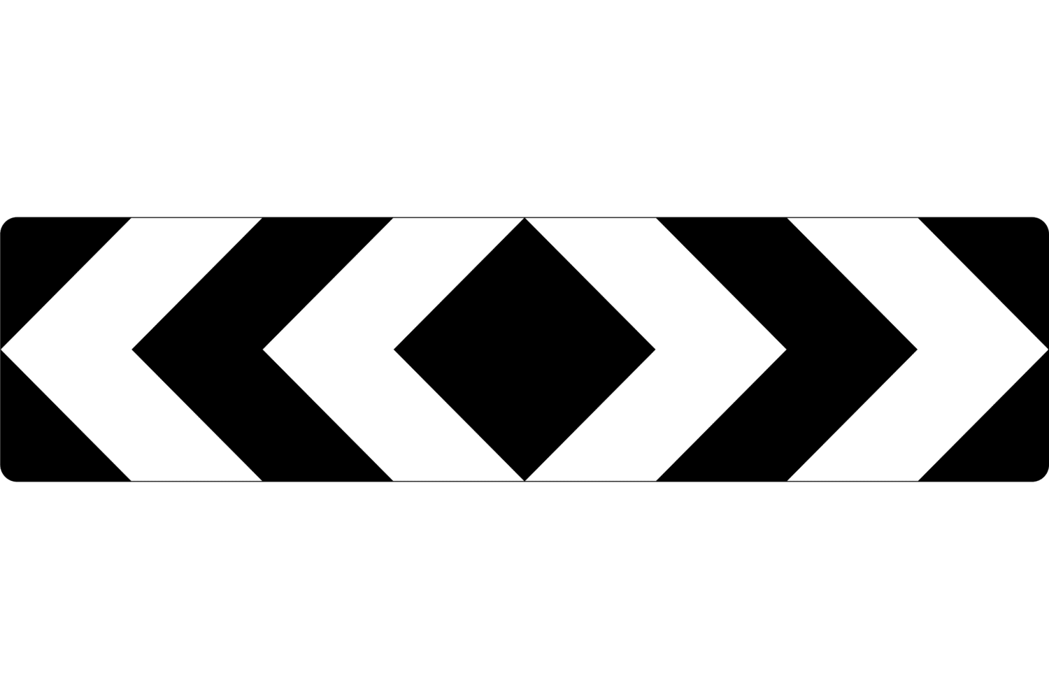D4-2-3A Bidirectional Hazard Marker (Sightboard)