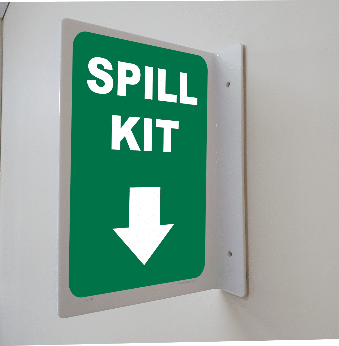 Spill Kit Projection Acrylic Sign E12144