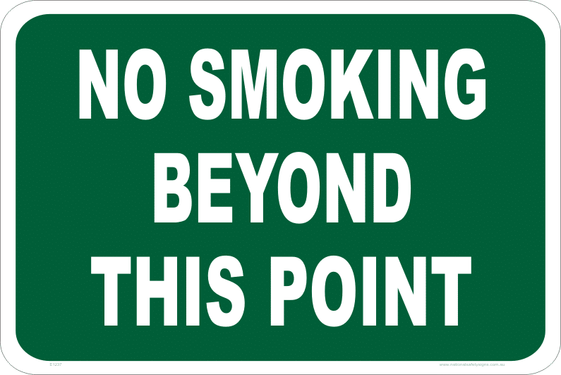 no smoking