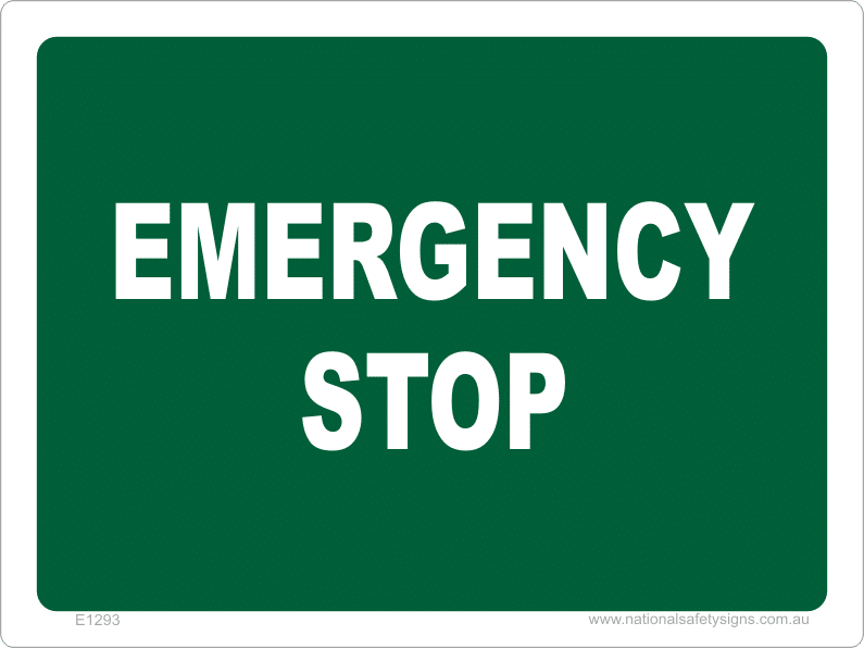 Emergency Stop E1293