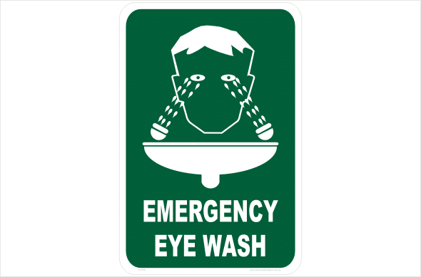 Emergency Eyewash Sign