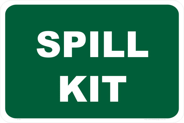 Spill Kit Stickers