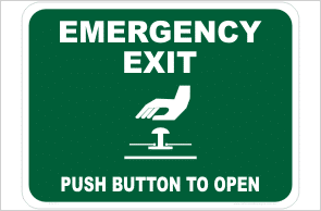 Emergency Exit Sign