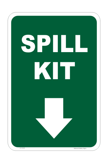 Spill Kit Location Sign E12133