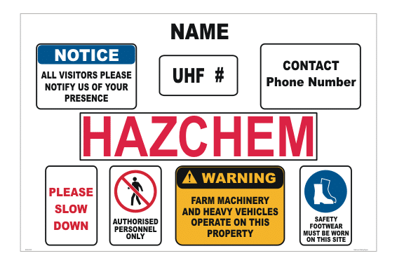 Farm Entrance Sign - Farm Gate Sign