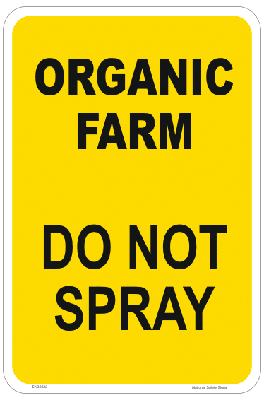 Organic Farm Sign
