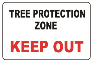Tree Protection Zone Sign