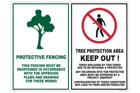 Tree Protection Zone Sign (TPZ) AS 4970-2009