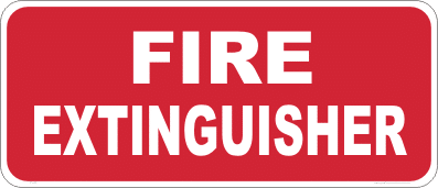 Fire Extinguisher sign