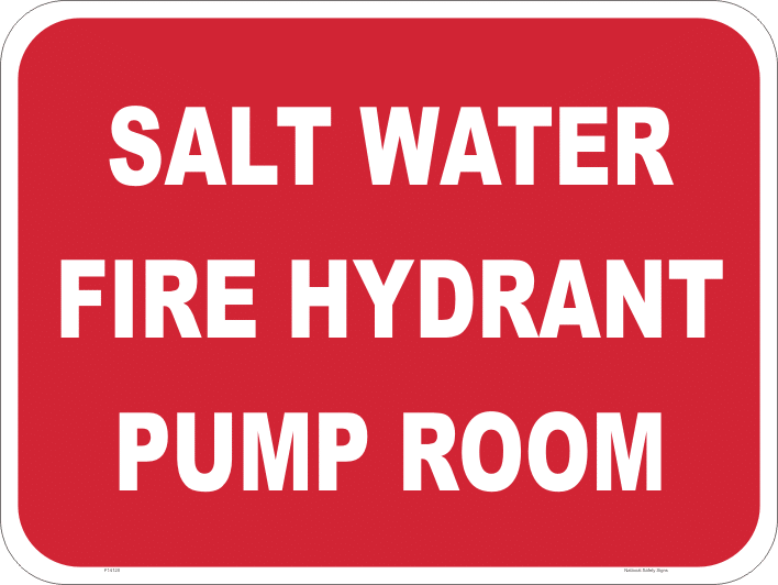 Salt Water Fire Hydrant Pump Room F14120