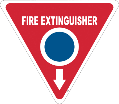 Fire Extinguisher Marker F1415