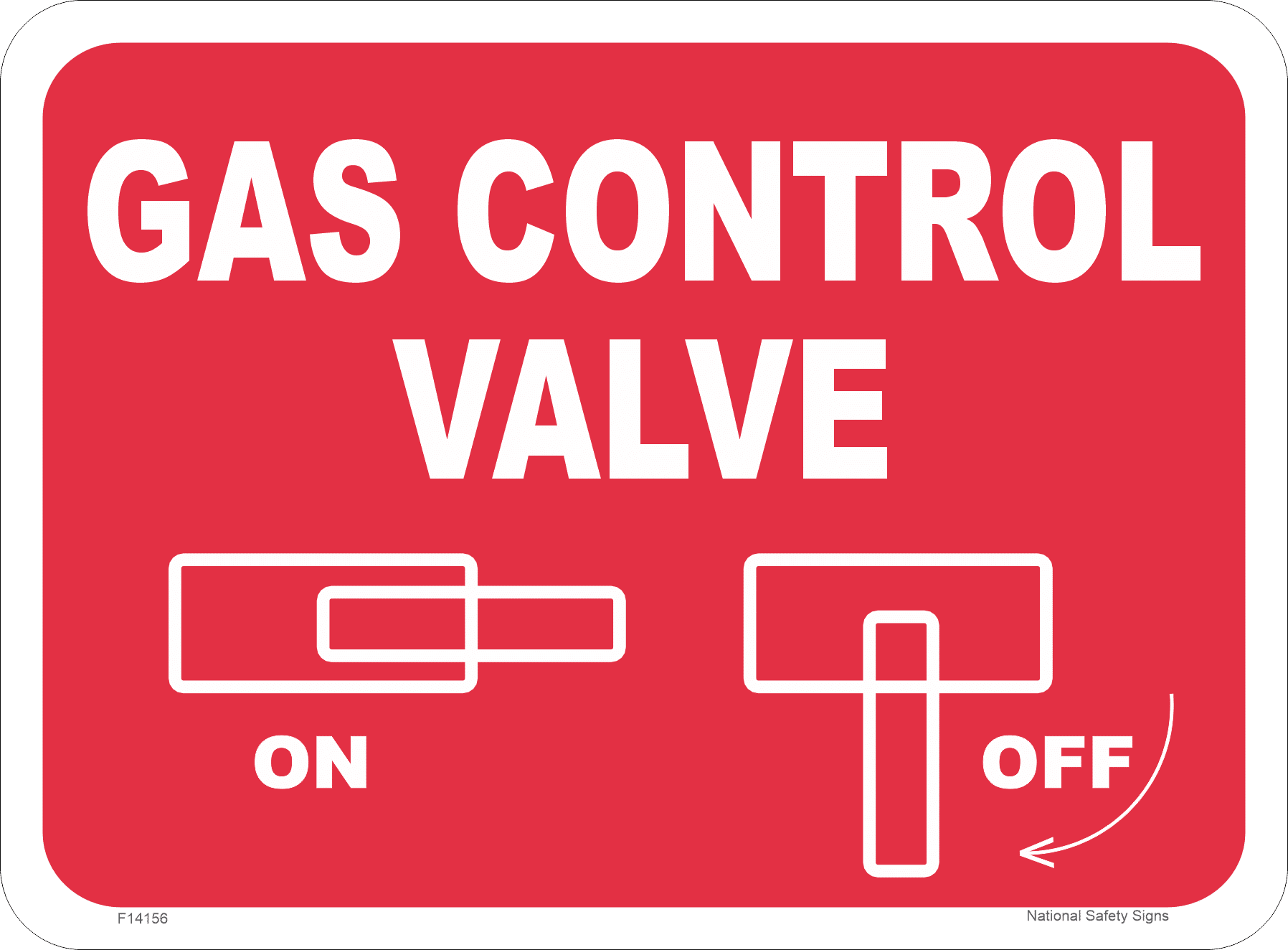 Gas Control Valve Shut Off F14156