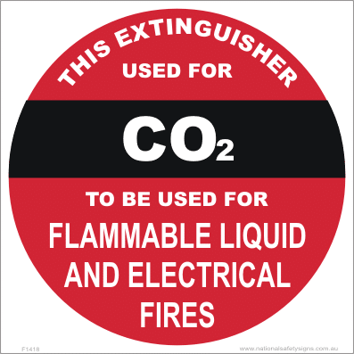 Fire Extinguisher Marker F1418