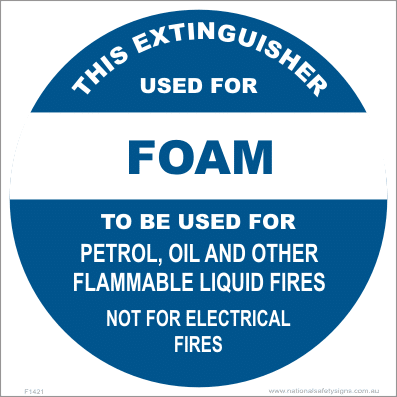 Fire Extinguisher Marker F1421