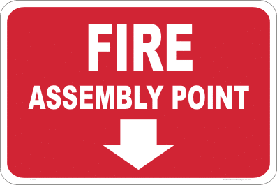 Fire Assembly Point sign