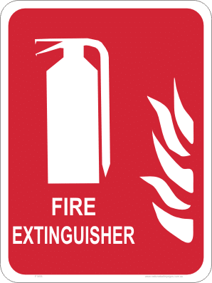 Fire Extinguisher sign