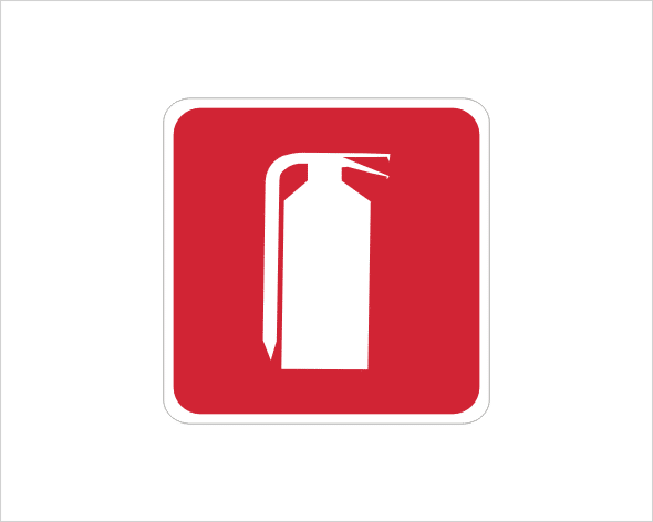 Fire Extinguisher Sticker