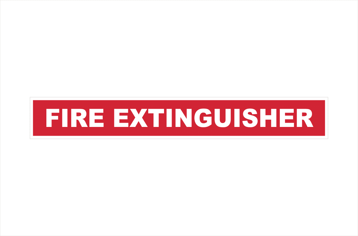 Fire Extinguisher sign