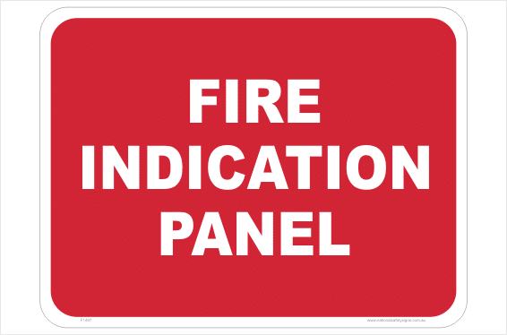 Fire Indication Panel sign