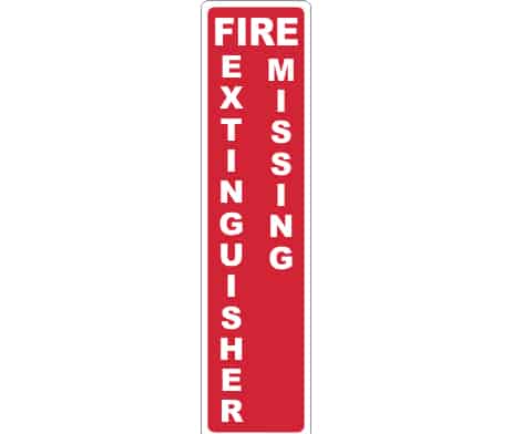 Fire Extinguisher sign F1412