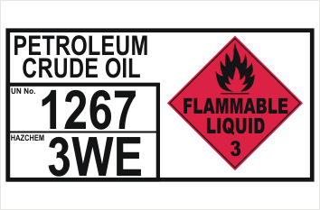 Dangerous Goods Storage Panel Petroleum Crude Oil
