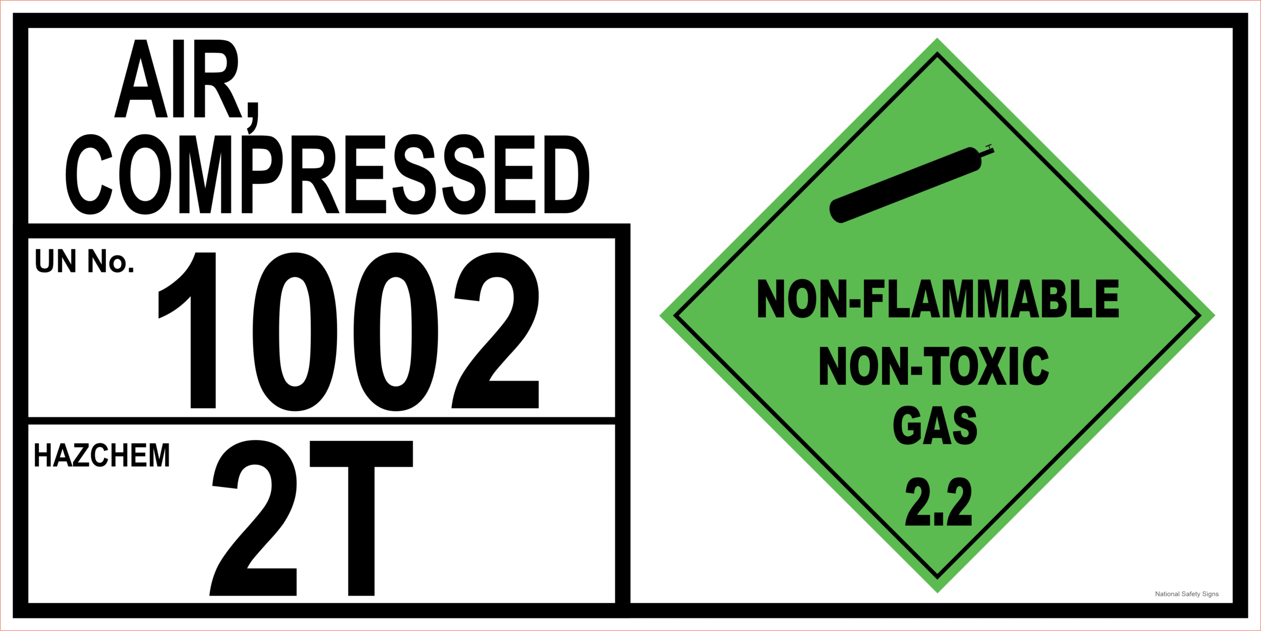 Air Compressed Storage panel H15185