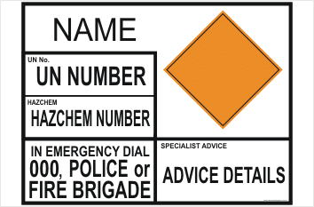 Hazchem Explosives Transport panel