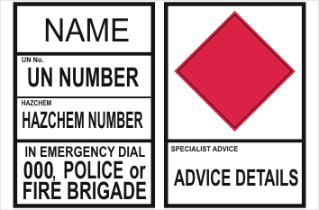 Custom Hazchem Transport panel Halves