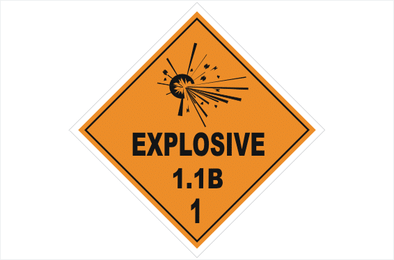 Class 1 Explosive 1.1B