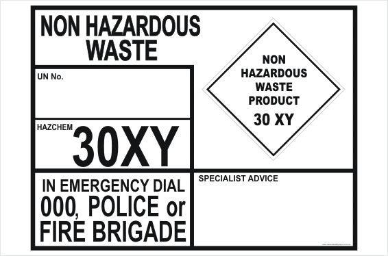 Non Hazardous Transport Panel