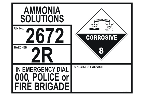 Ammonia Solutions Transport Panel