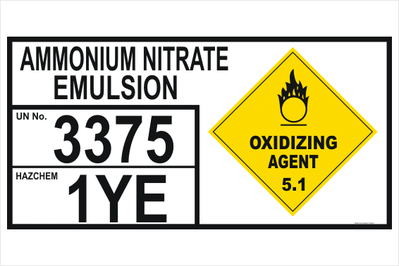 Ammonium Nitrate Emulsion storage EIP