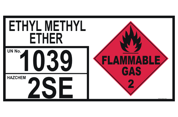 Ethyl Methyl Ether Storage Panel H15146