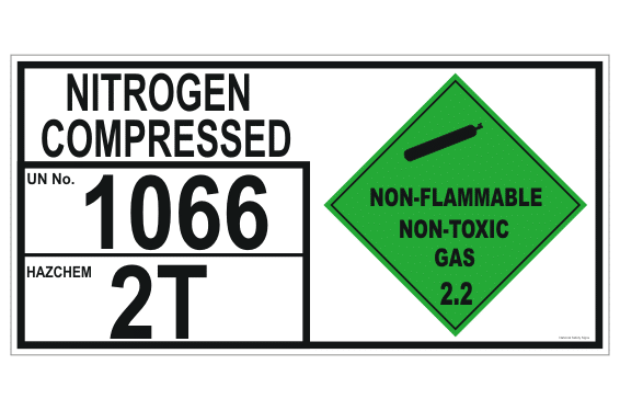 Nitrogen Compressed Storage panel