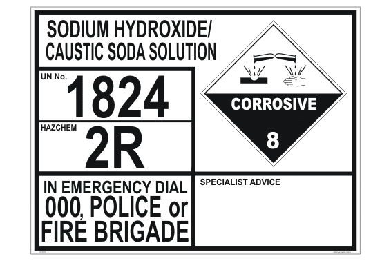 Sodium Hydroxide Caustic Soda Solution Transport EIP H15174