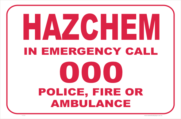 HazChem Dial 000
