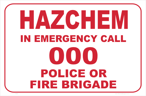HazChem Dial 000