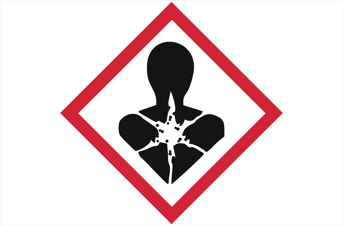 GHS08 Health Hazard label