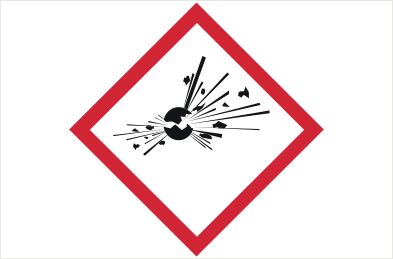 GHS01 Explosive Label