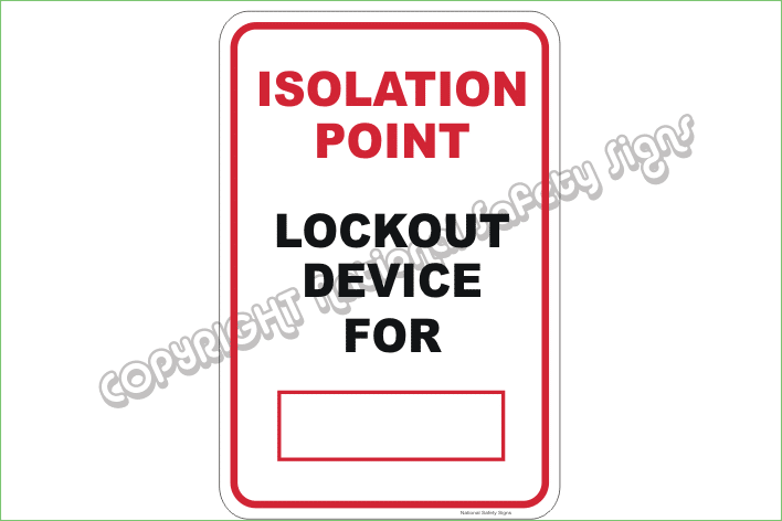 Isolation Point Lockout