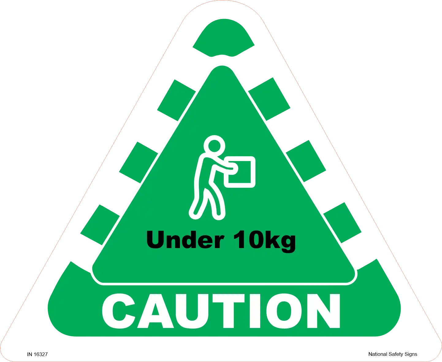 Caution Under 10kg IN16327