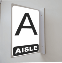 Warehouse Location Projection Acrylic Sign IN16339