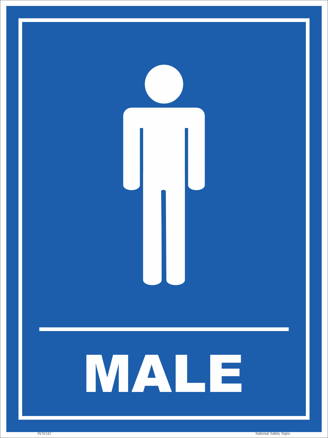 Male Toilet sign IN16342