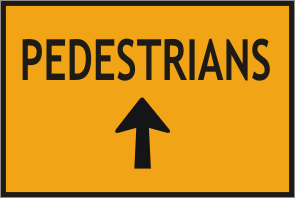 All Pedestrians up Arrow