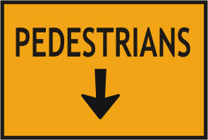 All Pedestrians down arrow