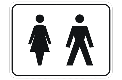 Unisex sign