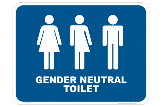 Gender Neutral Toilet sign