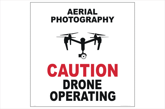 Drone Aerial Photography sign