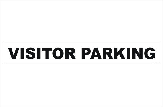 Visitor Parking sign